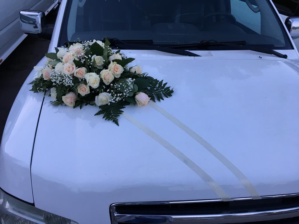 Букет на капот свадебного авто